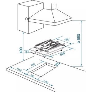 Газовая варочная панель Haier HHX-G32CWLB