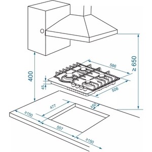 Газовая варочная панель Haier HHX-G64RNLB