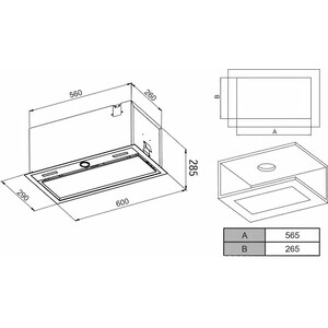 Вытяжка встраиваемая Haier HVX-BI664GWX