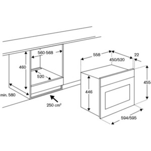 Электрический духовой шкаф Bertazzoni F457MODMWTZ