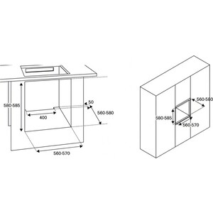 Электрический духовой шкаф Bertazzoni F6011MODELC
