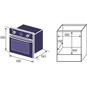 Электрический духовой шкаф KANZLER O 546 W
