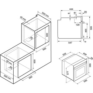 Электрический духовой шкаф Krona LEGENDE 60 IV