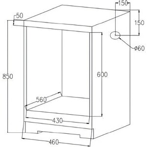 Электрический духовой шкаф Meferi MEO4511WH COMFORT PLUS