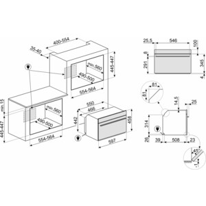 Электрический духовой шкаф Smeg SO4104APG