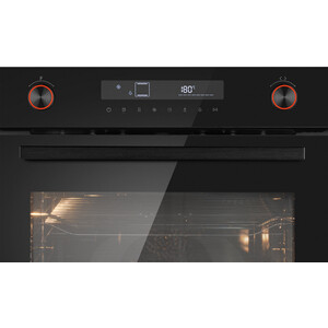 Электрический духовой шкаф Weissgauff EOM 741 PDB Black Edition