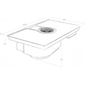 Индукционная варочная панель Elica NIKOLATESLA HP BL/A/83