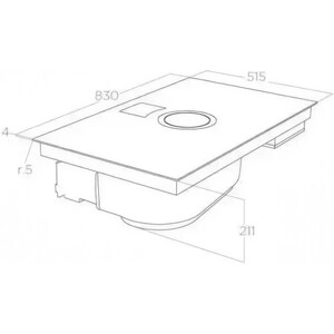 Индукционная варочная панель Elica NIKOLATESLA SWITCH GLOW BL/A/83