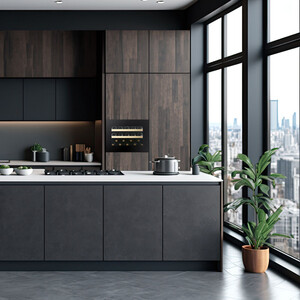 Встараиваемый винный шкаф Dunavox DVN-19.50B.TO