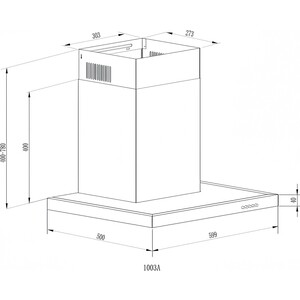Вытяжка Evelux Ingrid 60 B