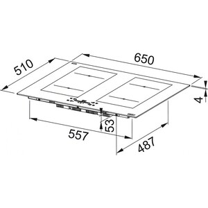 Индукционная варочная панель Franke FMA 654 I F KL BK