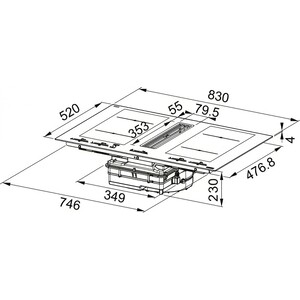 Индукционная варочная панель Franke FMA 8391R HI