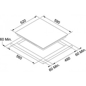 Индукционная варочная панель Franke FHR 604 C T WH