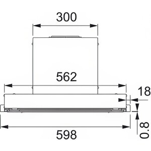 Вытяжка встраиваемая Franke T-FORM 60 BK