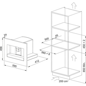 Встраиваемая кофемашина Franke FMY 45 CM XS