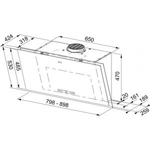 Вытяжка Franke FMA 2.0 PRO 907 BK