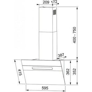 Вытяжка Franke STERLING 60 BK