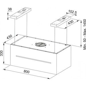 Вытяжка Franke FMAS BK EXTRA MATT F80 KL