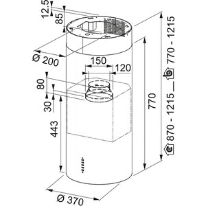 Вытяжка Franke FTU PLUS 3707 I XS