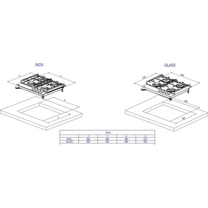 Газовая варочная панель KANZLER KG 526 S
