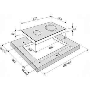 Электрическая варочная панель Krona LAUREL 30 BL