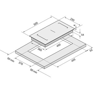 Индукционная варочная панель Krona ETERNO 30 BL