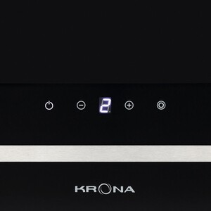Вытяжка Krona DOMENIKA 600 BLACK/INOX S