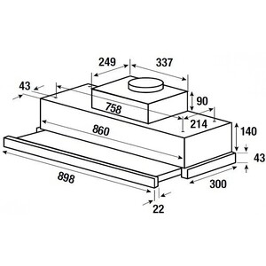 Вытяжка встраиваемая Kuppersbusch DEF 9800.0 E