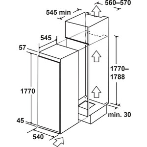 Встраиваемая морозильная камера Lex LBI177.4ID