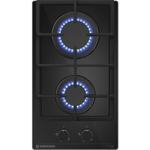 Газовая варочная панель Meferi MGH302BK GLASS LIGHT