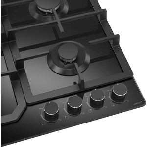 Газовая варочная панель Meferi MGH604BK GLASS COMFORT