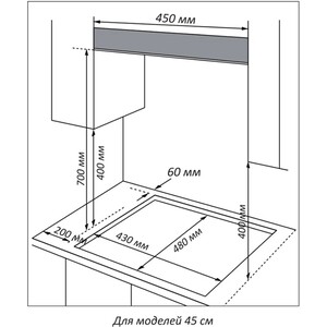Газовая варочная панель NORDFROST HM 4532 B