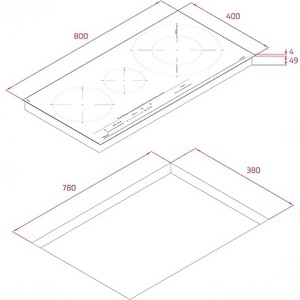Индукционная варочная панель Teka IZC 83620 MST Black