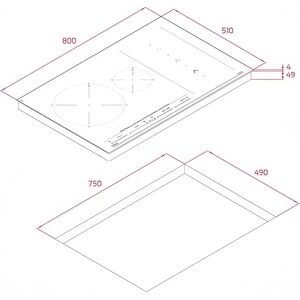 Индукционная варочная панель Teka IZS 86630 MST Black