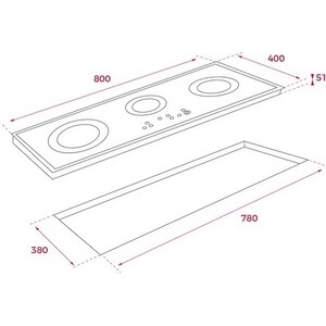 Электрическая варочная панель Teka TRC 83631 TCS black