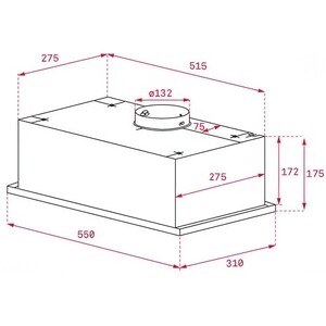 Вытяжка встраиваемая Teka GFG2 WH