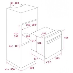 Электрический духовой шкаф Teka HRB 6400 VN Brass Ваниль/состаренная бронза
