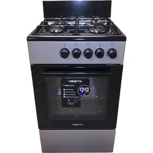 Газовая плита VESTA Bergamo VGG 5021.1 серый