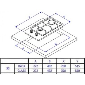 Газовая варочная панель Weissgauff HGG 320 BGRV
