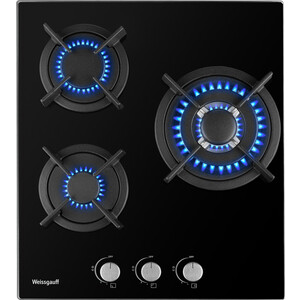 Газовая варочная панель Weissgauff HGG 451 BGh Nano Glass