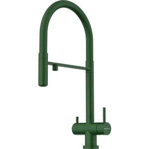 Смеситель для кухни Omoikiri Kanto-RG с подключением фильтра, royal green (4994426)