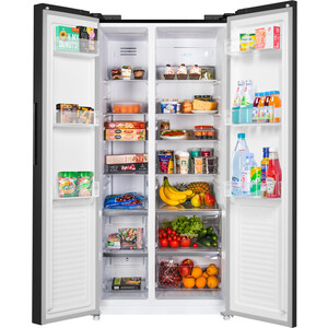 Холодильник MAUNFELD MFF177NFB Slim Inverter