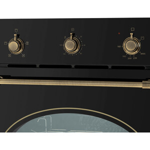 Газовый духовой шкаф MAUNFELD EOGC604RBG.MT Slim