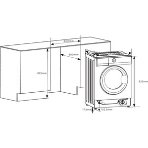 Встраиваемая стиральная машина Korting KWMI 14IS94