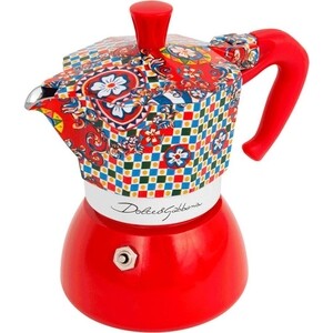 Гейзерная кофеварка Bialetti Moka Induction Dolce&Gabbana 5339
