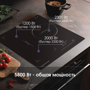 Индукционная варочная панель Zigmund & Shtain CI 49.4 B