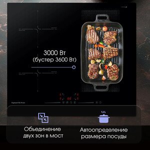 Индукционная варочная панель Zigmund & Shtain CI 61.6 B