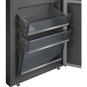 Встраиваемый холодильник Weissgauff WRKI 2000 Total NoFrost Inverter Premium EcoFresh Inox