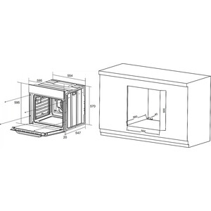 Электрический духовой шкаф Weissgauff EOV 799 SB
