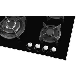 Газовая варочная панель Weissgauff HGG 640 BG Nano Glass